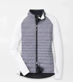 Hot Peter Millar Hexagons Print Merge Hybrid Jacket Black/White