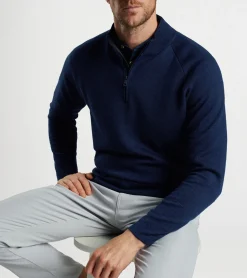 Outlet Peter Millar Holmes Quarter-Zip Sweater Navy