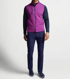 Fashion Peter Millar Hyperlight Fuse Hybrid Vest GALA PURPLE/NAVY