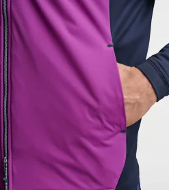 Fashion Peter Millar Hyperlight Fuse Hybrid Vest GALA PURPLE/NAVY