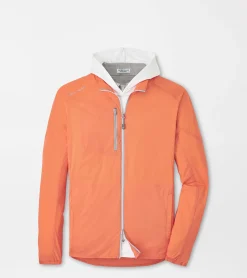 New Peter Millar Hyperlight Gust Windbreaker SAHARA
