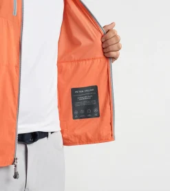 New Peter Millar Hyperlight Gust Windbreaker SAHARA