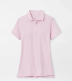 Sale Peter Millar Jubilee Button Polo Cottage Blue