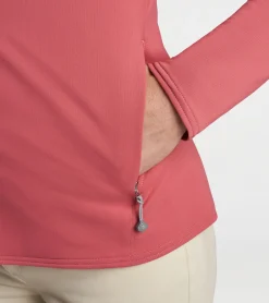 New Peter Millar Katy Full-Zip Layer Cape Red