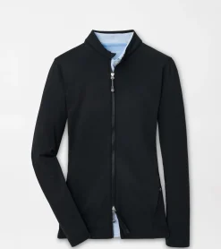 Hot Peter Millar Katy Full-Zip Layer Black