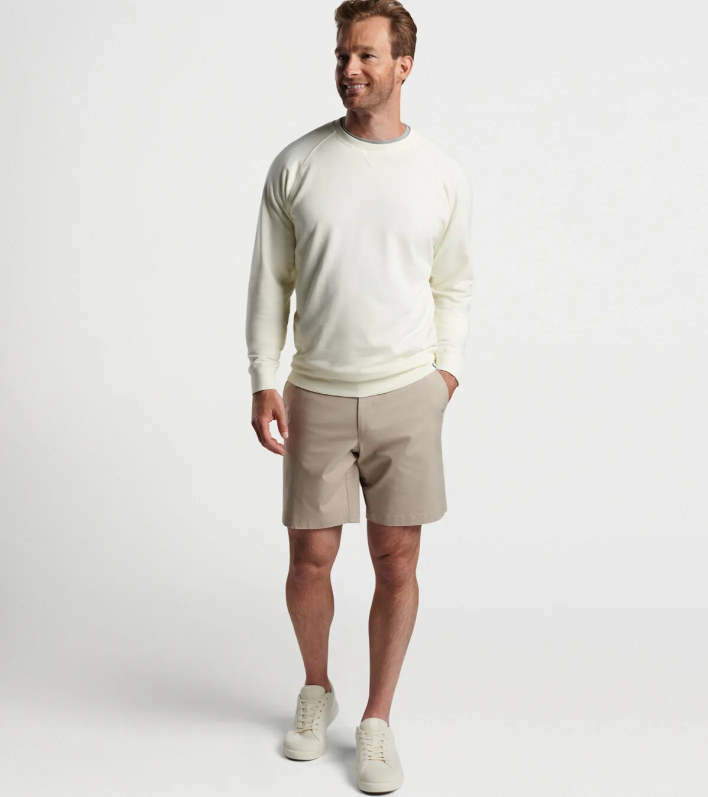 Online Peter Millar Lava Wash Crew Salt Water Taffy