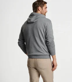 Hot Peter Millar Lava Wash Hoodie Gale Grey