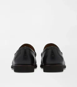 Fashion Peter Millar Leather Bit Loafer Black