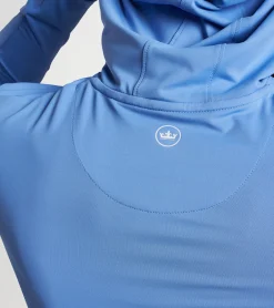 Fashion Peter Millar Lightweight Hooded Long-Sleeve Sun Shirt Bonnet