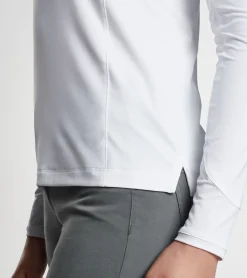 Hot Peter Millar Lightweight Hooded Sun Shirt White