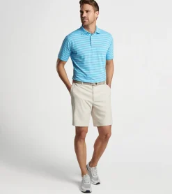 Outlet Peter Millar Logan Performance Mesh Polo Cottage Blue