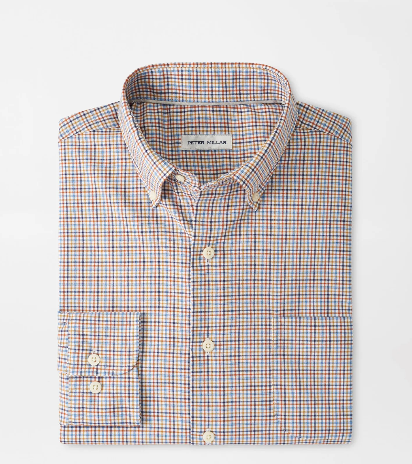 Best Peter Millar Market Cotton-Stretch Sport Shirt TWILIGHT BLUE