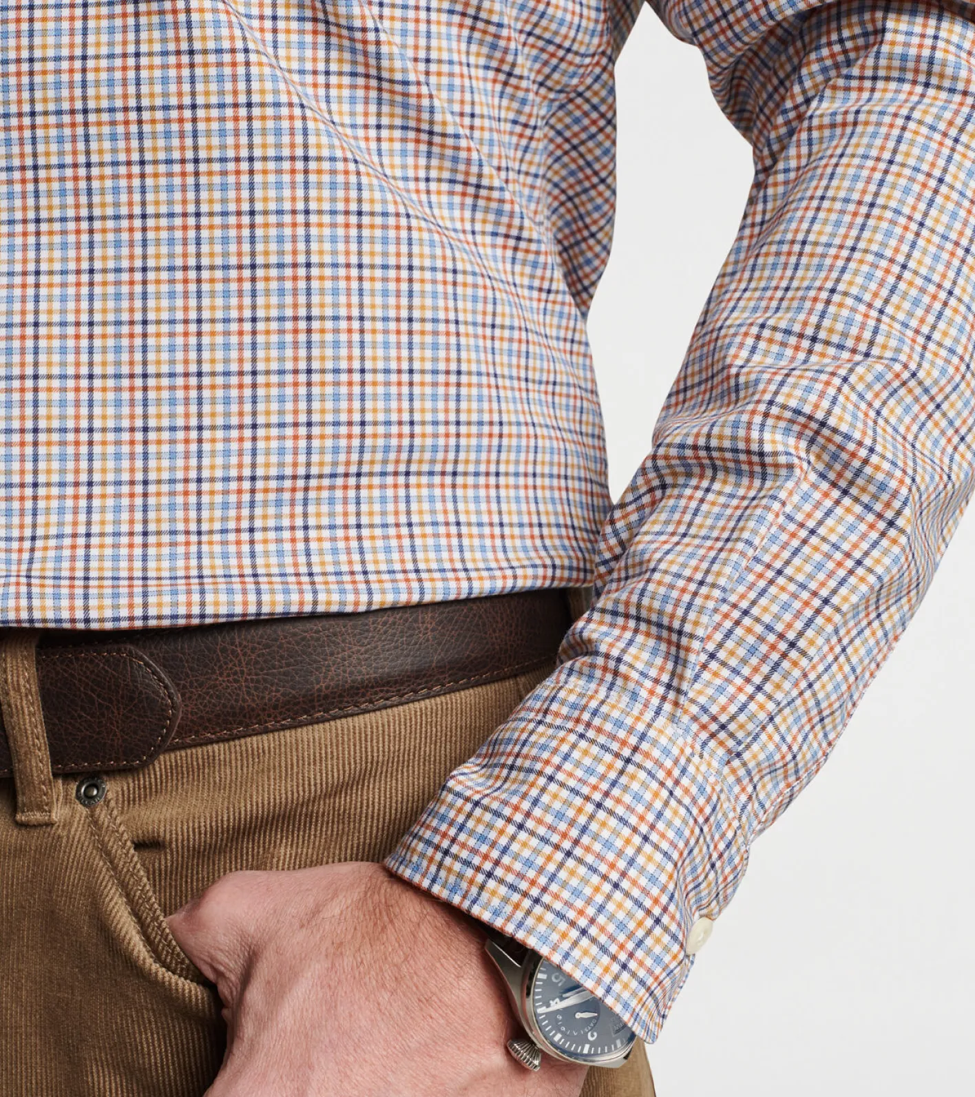 Best Peter Millar Market Cotton-Stretch Sport Shirt TWILIGHT BLUE