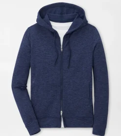 Fashion Peter Millar Maven Performance Full-Zip Hoodie Cirrus Blue