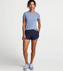 Hot Peter Millar Meridian Performance Running Short Navy