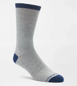 Online Peter Millar Merino Crew Sock Black