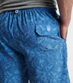 Best Peter Millar Mezcal Mayhem Swim Trunk Moon Blue