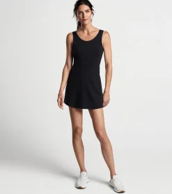 Sale Peter Millar Nova Active Sleeveless Dress Black