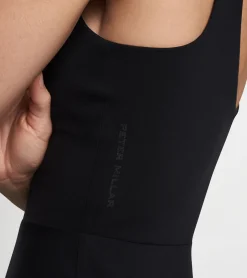 Sale Peter Millar Nova Active Sleeveless Dress Black