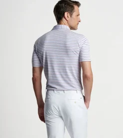 Outlet Peter Millar Octave Performance Jersey Polo Misty Rose