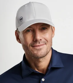 Fashion Peter Millar Off-Set Crown Performance Hat White