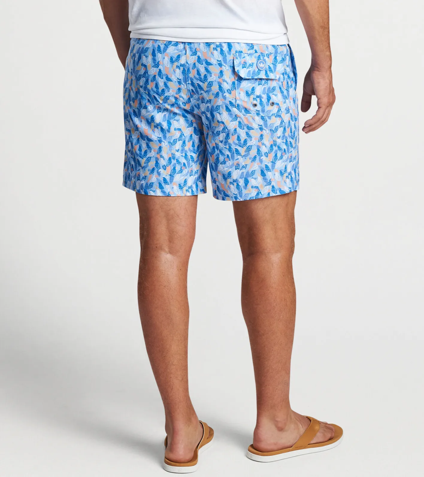 Online Peter Millar Parrot Talk Swim Trunk Cottage Blue