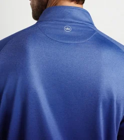 Best Peter Millar Perth Ombre Performance Quarter-Zip Sport Navy