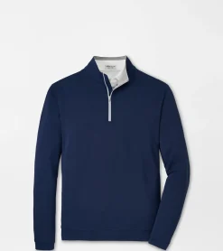 Outlet Peter Millar Perth Performance Quarter-Zip Iron