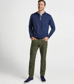 Outlet Peter Millar Perth Performance Quarter-Zip Iron