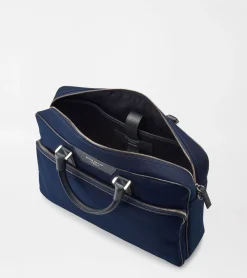 Sale Peter Millar X Serapian Briefcase Navy