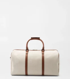 Hot Peter Millar X Serapian Duffel Ivory
