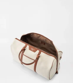 Hot Peter Millar X Serapian Duffel Ivory