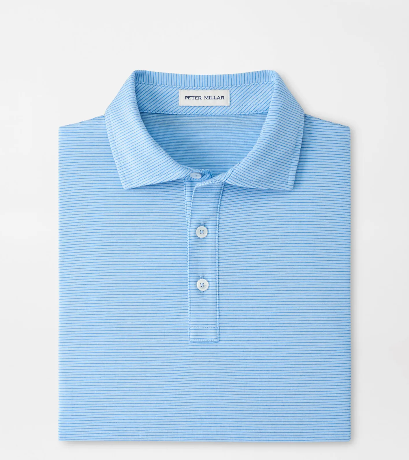 Clearance Peter Millar Pilot Mill Haynes Stripe Short-Sleeve Polo ALOE