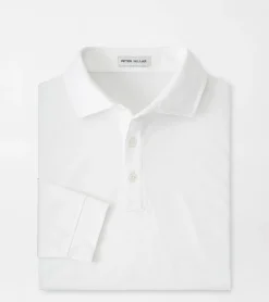 Online Peter Millar Pilot Mill Long-Sleeve Polo White