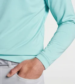 Best Peter Millar Pine Performance Hoodie Navy