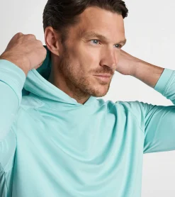 Best Peter Millar Pine Performance Hoodie Navy