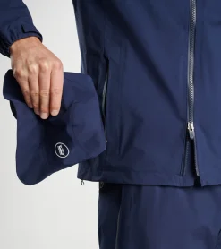 Outlet Peter Millar Rain Walker Jacket Navy