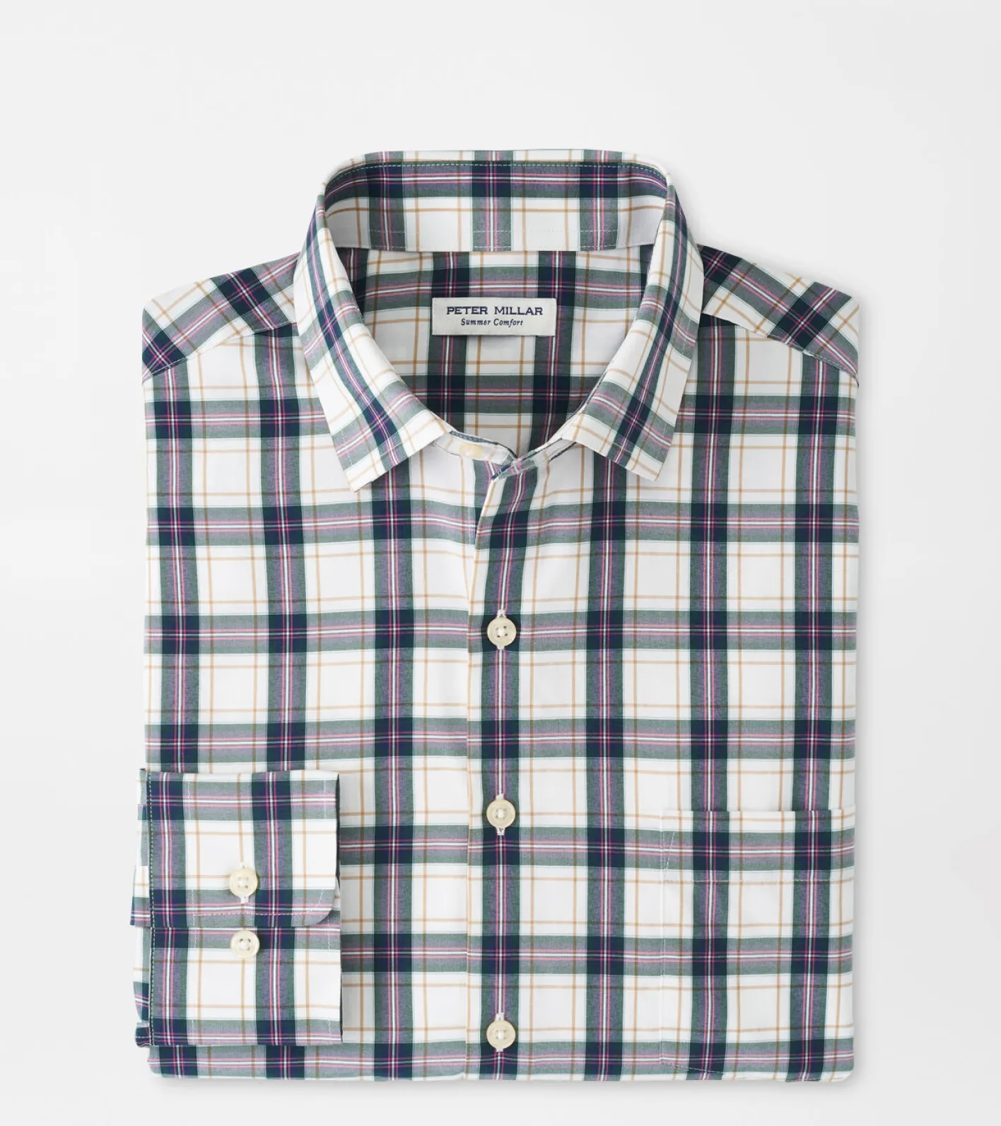 Online Peter Millar Randall Performance Poplin Sport Shirt Navy