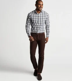 Online Peter Millar Randall Performance Poplin Sport Shirt Navy