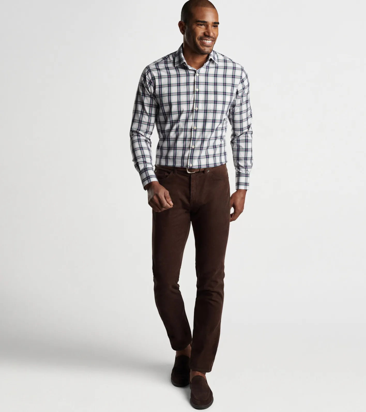 Online Peter Millar Randall Performance Poplin Sport Shirt Navy