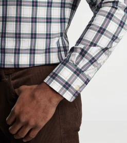 Online Peter Millar Randall Performance Poplin Sport Shirt Navy