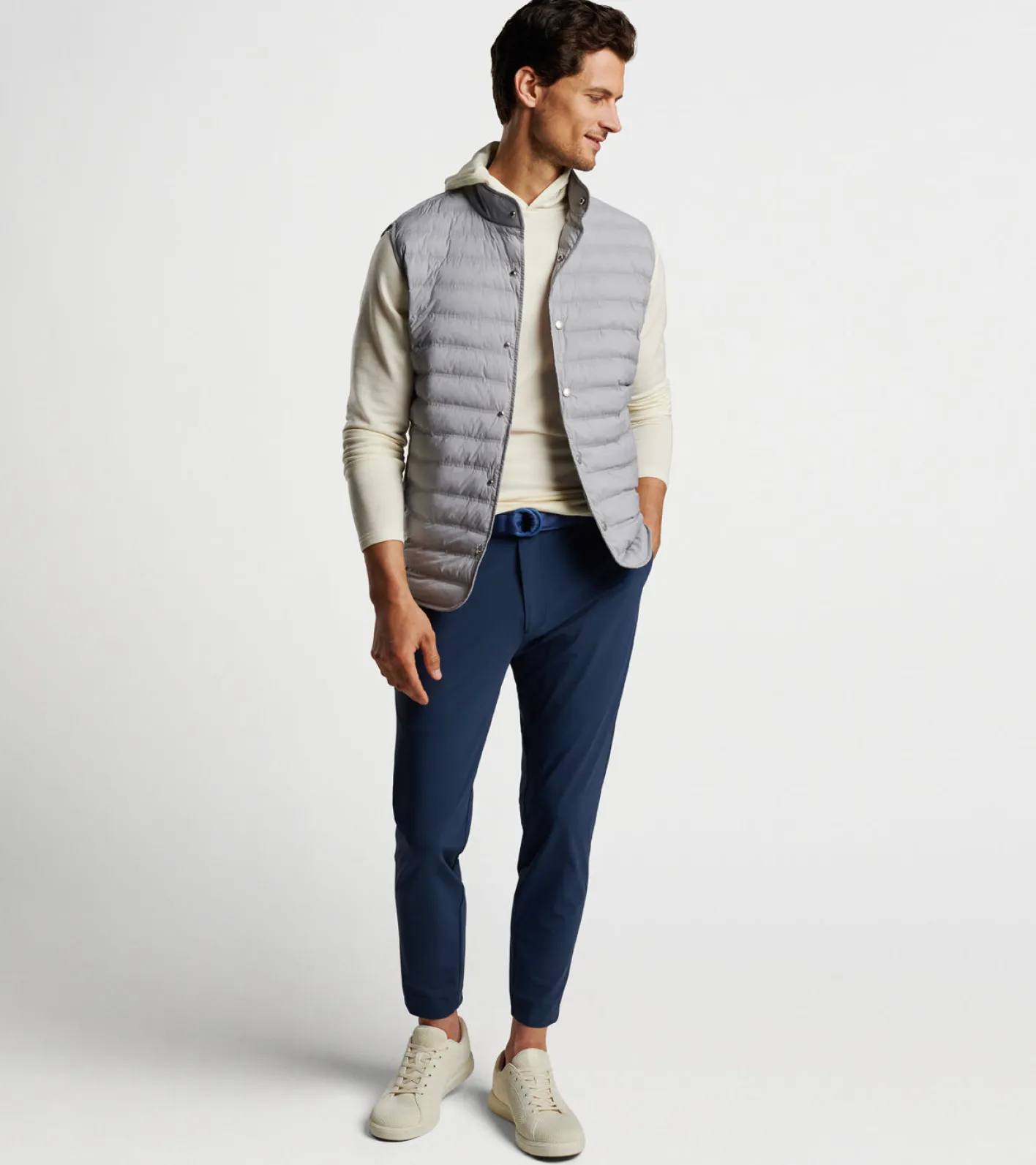 Outlet Peter Millar Regent Vest Gale Grey