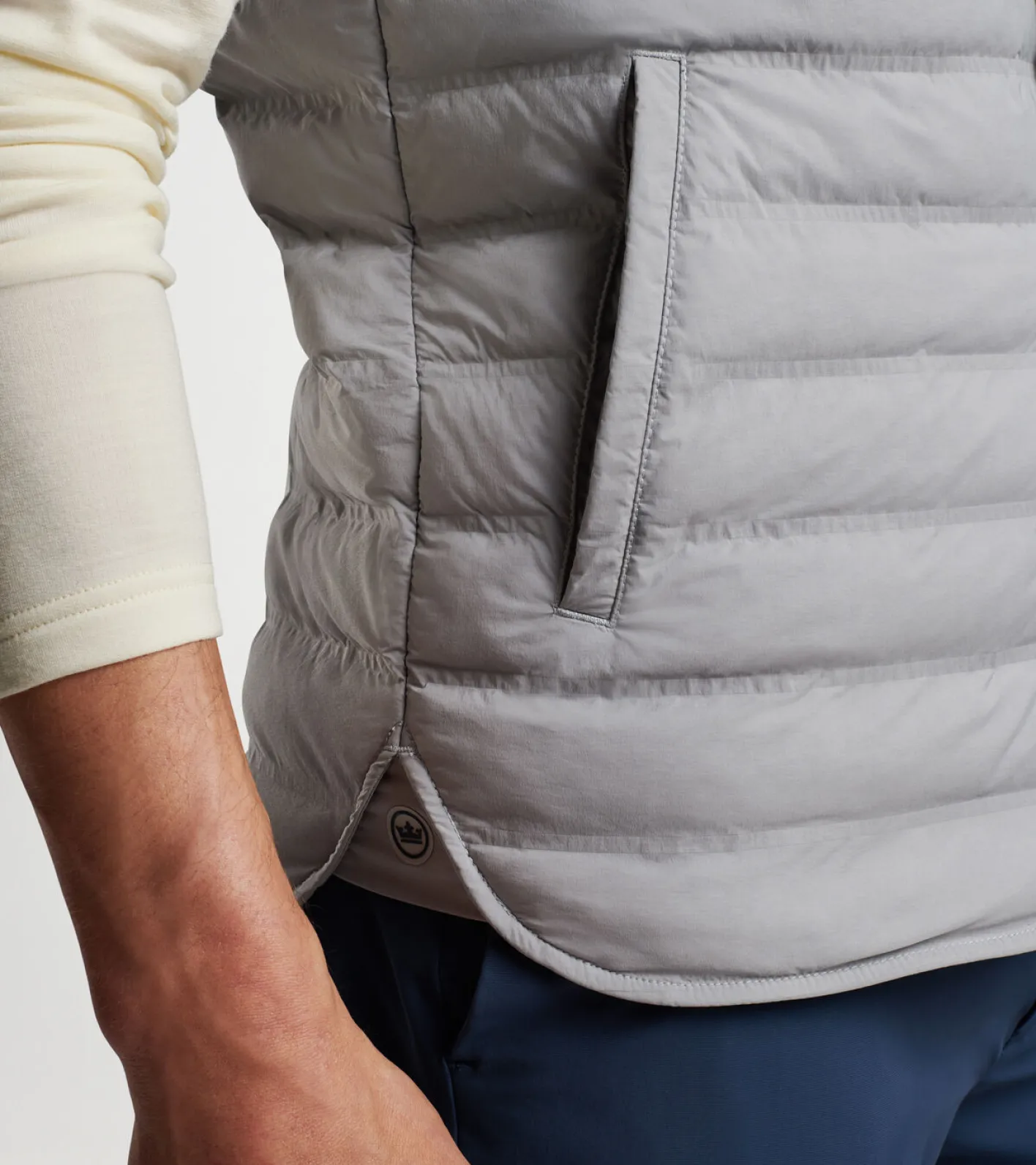 Outlet Peter Millar Regent Vest Gale Grey