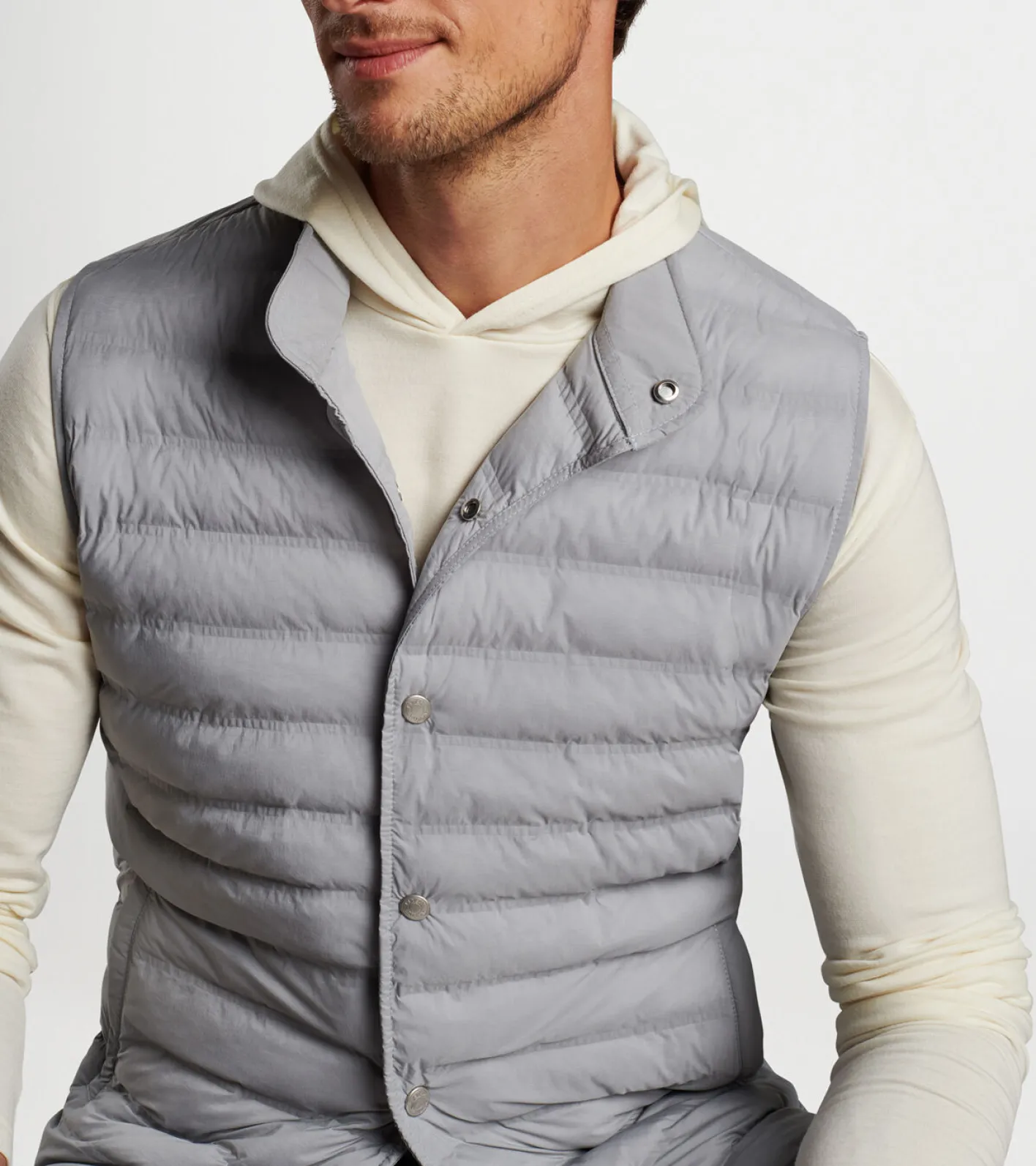 Outlet Peter Millar Regent Vest Gale Grey