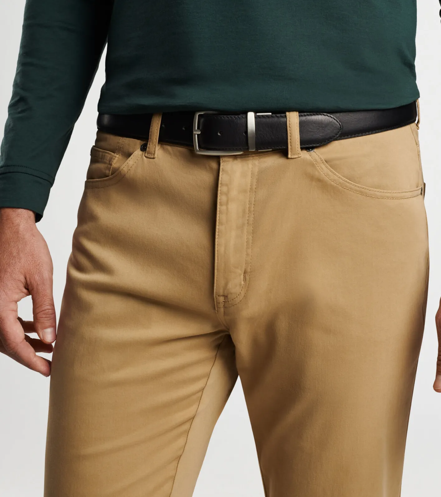 Fashion Peter Millar Reversible Leather Belt Black/Brown