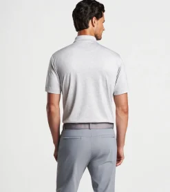 Outlet Peter Millar Riviera Performance Jersey Polo British Grey