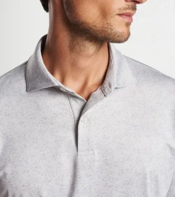 Outlet Peter Millar Riviera Performance Jersey Polo British Grey