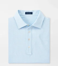 Outlet Peter Millar Ross Performance Jersey Polo White