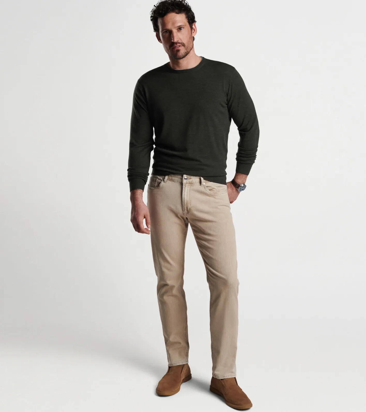 Sale Peter Millar Sand Washed Denim 30