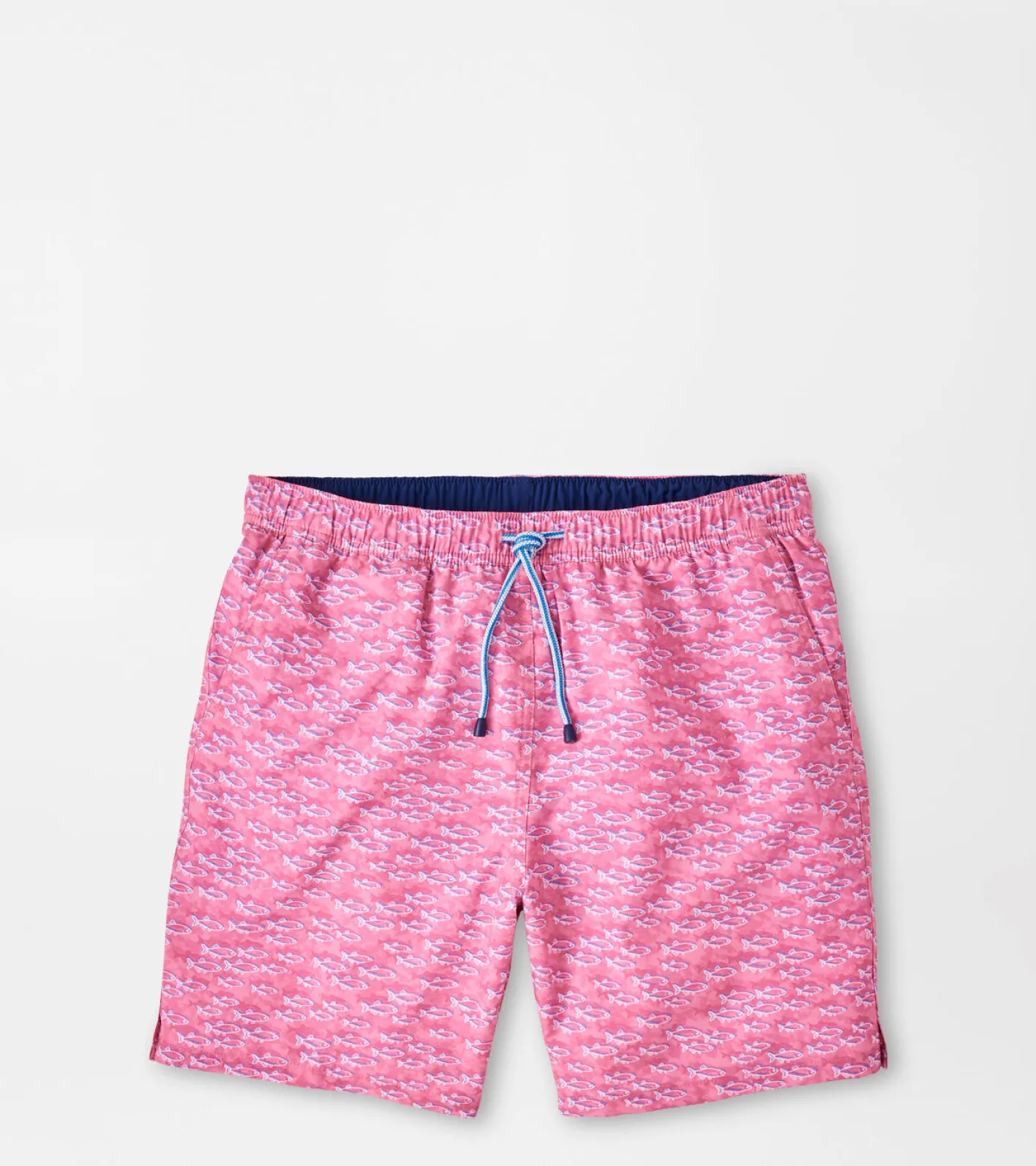 Outlet Peter Millar School Of Fish Swim Trunk PINK RUBY